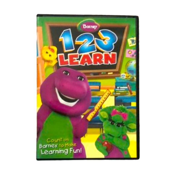 💕Barney 1 2 3 Learn DVD 💕 - Picture 1 of 4
